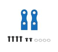 Accessorio Auto RC Per Tamiya Per TT02 XV01 TB03 2 Pezzi CNC In Alluminio Supporto Servo Rc Auto Veicoli Cingolati Parti Accessori E Aggiornamenti Sostituzione Riparazione(Blue)