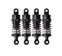 Accessorio Auto RC Per Tamiya TT-01 TT02 M5 M6 1/10 RC Parti Di Aggiornamento 4 Pezzi RC Auto Ammortizzatore In Lega Di Alluminio Ammortizzatore Anteriore Posteriore Accessori Di Modifica(Black)