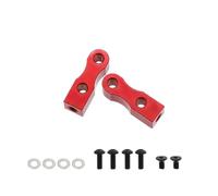 Accessorio Auto RC Per Tamiya XV01 TB03 Per TT-02 XV-01 TB-03 1/10 2 Pezzi Supporto Servo Metallo Fisso Accessori Er Auto RC Parti Ricambio Aggiornamento(Red)