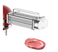 Accessorio batticarne per mixer KitchenAid, ingranaggi in acciaio inox, compatibile con mixer KitchenAid, per rendere la carne più agevole