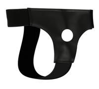 Accessorio bdsm imbracatura nera con foro centrale, Poids 0.050 Kg