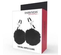 Accessorio bdsm morsetti per capezzoli in pelliccia, Poids 0.040 Kg