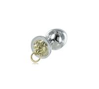 Accessorio bdsm plug anale tiger in acciaio inox, Poids 0.580 Kg