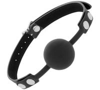 Accessorio bondage Gag Ball in silicone morso costrittivo per giochi sadomaso