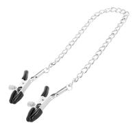 Accessorio bondage morsetti con catena stimolatore seno pinze strizza capezzoli