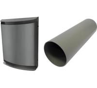 Accessorio BOSCH ventilazione decentralizzata LRE 160 B kit di pre-installazione ventilatore, cappa esterna in metallo antracite - 7735600374