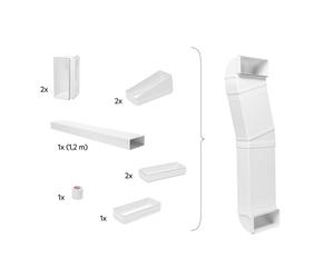 Accessorio campana Electrolux M2CKCF01C set ricircolo bianco 4 kg