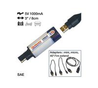 ACCESSORIO CARICABATTERIE USB E CAVO TECMATE OPTIMATE 0100 T100