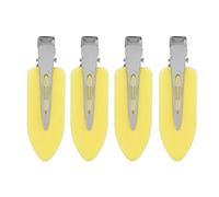 ACCESSORIO CLIP PER CAPELLI CLIP STYLING NO BEND PER BARRETTE PER CAPELLI DONNA (quattro foglie gialle)