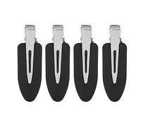 ACCESSORIO CLIP PER CAPELLI CLIP STYLING NO BEND PER BARRETTE PER CAPELLI DONNA (quattro foglie nere)