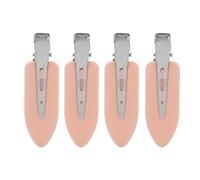 ACCESSORIO CLIP PER CAPELLI CLIP STYLING NO BEND PER BARRETTE PER CAPELLI DONNA (quattro foglie rosa)
