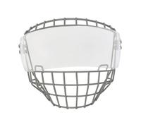 Accessorio compatibile con gabbia per casco da hockey e protezione per visiera combinata con visiera per hockey