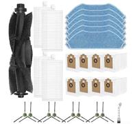 Accessorio completo per aspirapolvere robot Lefant M2 Pro M2s Pro, include spazzole laterali a rullo principale, filtri HEPA e sacchetti sigillati (B)