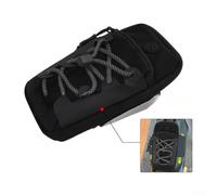 Accessorio con Tasca Riflettente Notte Accessorio con Tasca Riflettente | Nylon impermeabile, all'usura, protegge da pioggia e fango, ideale per off-road e sentieri fangosi(Black)