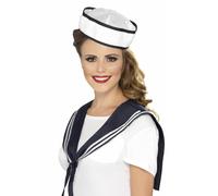 Accessorio Costume Cappello Da Marinaio E Colletto