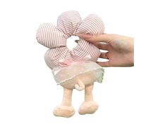 Accessorio creativo per capelli che combina la forma del fumetto e i motivi floreali in morbido tessuto Scrunchie per coda di cavallo Styling