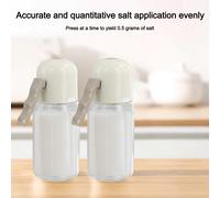 Accessorio Cucina Funzionale 2pz Barattoli Condimento in Vetro con Misura