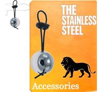 Accessorio Da Allenamento Uomo Con Pendente A Palla Rotonda (25mm) | Dispositivo Di Allenamento In Acciaio Inossidabile Tipo Corda Sospesa Con Palle Rotonde Per Uomini