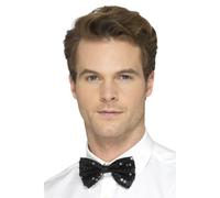 Accessorio Da Costume Elegante Con Papillon In Paillettes Per Uomini E Donne