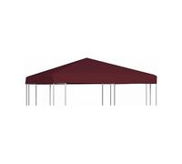 ACCESSORIO DA GIARDINO VIDAXL Copertura Superiore per Gazebo 310g/m² 3x3m Bordeaux - 46620