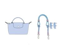 Accessorio di aggiornamento della tracolla ricostruita in tessuto di nylon for la borsa Longchamp Mini(Blue)