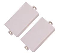 Accessorio di Ricambio per Chitarra 2 Pezzi Senza Foro Sigillato Stile Chiuso Pickup Per Chitarra Elettrica Humbucker Doppia Bobina Copre Le Parti (Color : White)