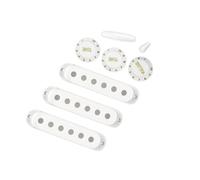 Accessorio di Ricambio per Chitarra 48/50/52 Millimetri Di Plastica Single Coil Pickup Copertura 2T1V Chitarra Manopola Del Tasto Del Volume Cap Interruttore Braccio Punta Kit (Color : 04)