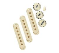 Accessorio di Ricambio per Chitarra 48/50/52 Millimetri Di Plastica Single Coil Pickup Copertura 2T1V Chitarra Manopola Del Tasto Del Volume Cap Interruttore Braccio Punta Kit (Color : 01)