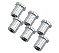 Accessorio di Ricambio per Chitarra 6 Pezzi Di Ghiere Di Montaggio Per Corde Di Chitarra In Argento Attraverso Boccole Del Corpo Per Parti Di Chitarra Elettrica