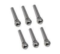 Accessorio di Ricambio per Chitarra 6 Pezzi Perni Per Ponte Per Chitarra In Rame, Corde Per Dadi, Pioli Per Chiodi Per Chitarra Acustica Folk