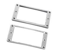 Accessorio di Ricambio per Chitarra Anello Pickup Humbucker Per Chitarra Da 2 Pezzi, Telaio Inferiore Curvo In Metallo Per Parti Di Chitarra For LP