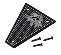 Accessorio di Ricambio per Chitarra Copertura Nera Per Truss Rod Per Chitarra Elettrica Per Parti Di Ricambio Per Chitarra Con Viti