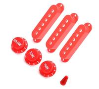 Accessorio di Ricambio per Chitarra Copri Pickup Single Coil Con Punta Per Interruttore Per Chitarra Kit Manopola A 1 Volume E 2 Toni Per Parti Di Chitarre Stile ST (Color : 08)