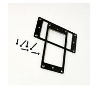 Accessorio di Ricambio per Chitarra Cornici Per Pickup Humbucker Curvi Da 2 Pezzi Anelli Di Montaggio Anelli Per Pickup Per Chitarra Per Parti Di Chitarra For LP (Color : Black)