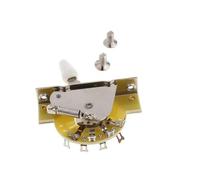 Accessorio di Ricambio per Chitarra Interruttore A Leva Selettore Chitarra A 5 Vie Per Parti Di Ricambio Per Chitarra Elettrica For TL (Color : White)