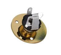 Accessorio di Ricambio per Chitarra Piastra Jack Per Chitarra Presa Jack Per Chitarra Da 6,35 Mm Presa Jack Pickup Ingresso Uscita Rotonda Con Viti (Color : 02)