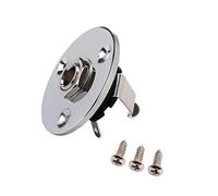 Accessorio di Ricambio per Chitarra Piastra Jack Per Chitarra Presa Jack Per Chitarra Da 6,35 Mm Presa Jack Pickup Ingresso Uscita Rotonda Con Viti (Color : 03)