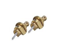 Accessorio di Ricambio per Chitarra Pulsante Di Blocco Della Cinghia Per Chitarra Da 2 Pezzi Per Parti Di Serrature Per Cinghia Per Basso Elettrico Per Chitarra Acustica (Color : Gold)