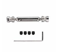 Accessorio di Sostituzione Durevole per L'Albero Centrale Medio Posteriore per FY01 FY02 FY03 FY04 FY05 Wltoys 12428 12423 RC Auto Silver 110M 40G