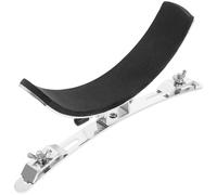 Accessorio di Supporto per Rullante Argento 1 Pezzo in Acciaio Inox | Imbottitura in Spugna per Comfort della Gamba, per Prove e Marching Band, Design Elegante e Compatibile Vari Modelli