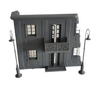 Accessorio Diorama 1:35 Danneggiato Edificio a Due Piani Intaco