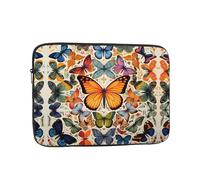 Accessorio essenziale della cassa del computer portatile a 12 pollici di stampa della farfalla di colore per il pendolarismo e l'uso dell'ufficio