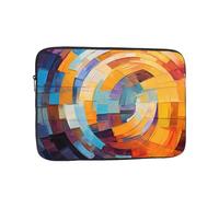 Accessorio essenziale della cassa del computer portatile da 13 pollici di stampa del cerchio variopinto per il pendolarismo e l'uso dell'ufficio