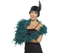 Accessorio Flapper Burlesque In Piume Deluxe 180Cm Lungo 80G Costume Elegante