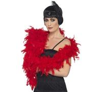 Accessorio Flapper Burlesque In Piume Deluxe 180Cm Lungo 80G Costume Elegante