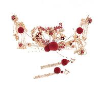 Accessorio for capelli da sposa cinese, forcina classica con nappa, lavorazione raffinata che mostra un temperamento meraviglioso, accessori for capelli da festa