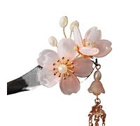 Accessorio for lo styling Hanfu, ornamenti for capelli Hanfu, bastoncino for capelli cinese Fiore nappa Forcina forcine in legno di sandalo Bacchette Copricapo Hanfu vintage