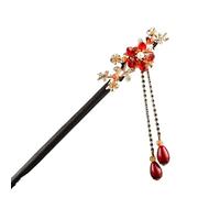 Accessorio for lo styling Hanfu, ornamenti for capelli Hanfu, forcina for fiori vintage da 18 cm for donne Costume antico for bastoncini for capelli Accessori for capelli cinesi Forcine for capelli