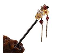 Accessorio for lo styling Hanfu, ornamenti for capelli Hanfu, gradino da 18 cm che agita forcina bacchette bastoncino for capelli ornamento for capelli stile antico Pan copricapo for capelli fiore