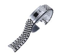 Accessorio for orologio da 20 mm cinturino in acciaio inossidabile adatto for cinturino Daytona Green Blackwater Ghost Submariner(Silver)